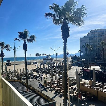 Appartement 20 Mts Plage, Pl Mediterranee, Vue Mer Parking Canet-en-Roussillon Buitenkant foto