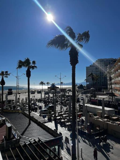 Appartement 20 Mts Plage, Pl Mediterranee, Vue Mer Parking Canet-en-Roussillon Buitenkant foto