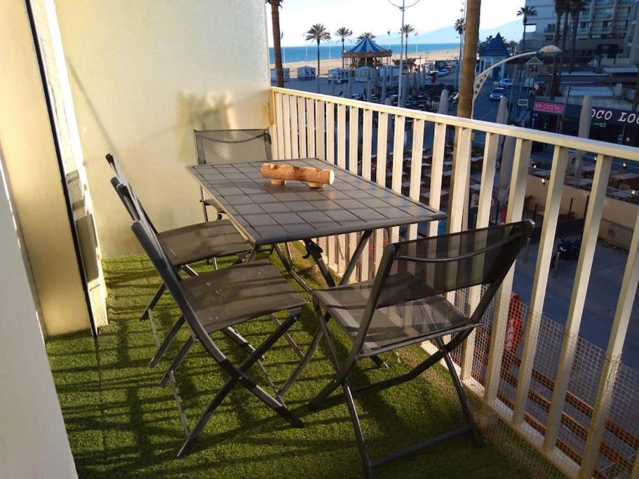 Appartement 20 Mts Plage, Pl Mediterranee, Vue Mer Parking Canet-en-Roussillon Buitenkant foto