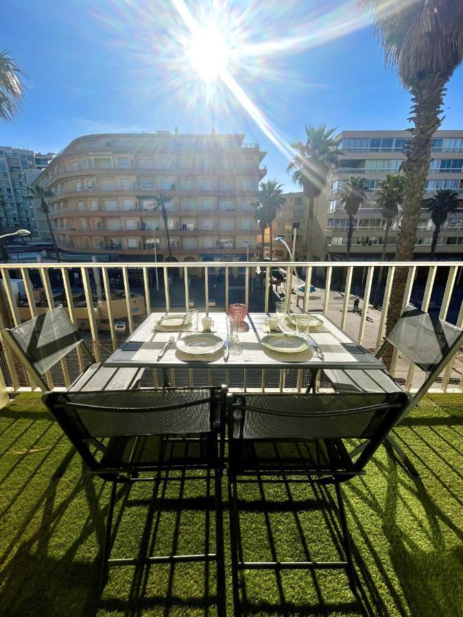Appartement 20 Mts Plage, Pl Mediterranee, Vue Mer Parking Canet-en-Roussillon Buitenkant foto