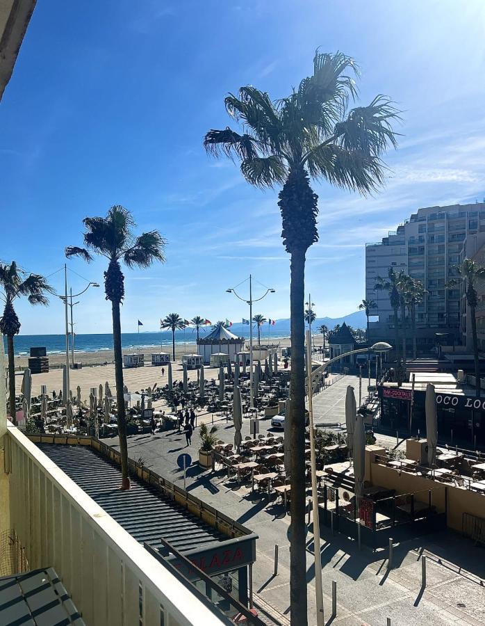 Appartement 20 Mts Plage, Pl Mediterranee, Vue Mer Parking Canet-en-Roussillon Buitenkant foto