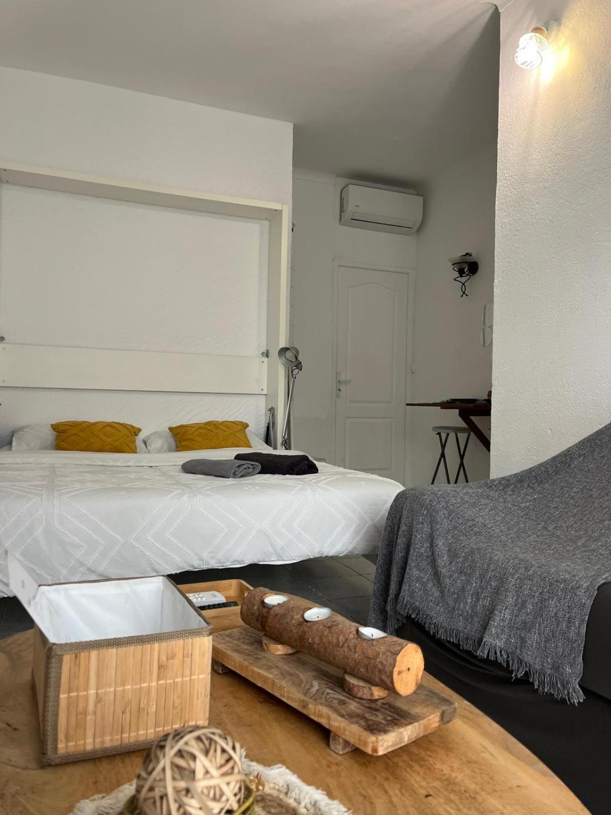 Appartement 20 Mts Plage, Pl Mediterranee, Vue Mer Parking Canet-en-Roussillon Buitenkant foto
