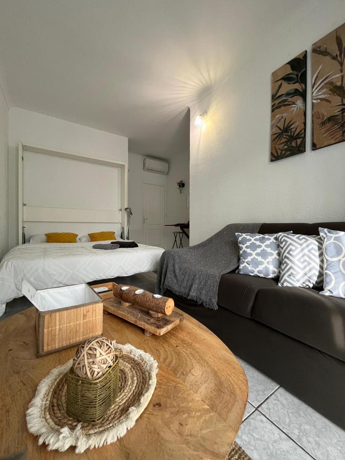 Appartement 20 Mts Plage, Pl Mediterranee, Vue Mer Parking Canet-en-Roussillon Buitenkant foto