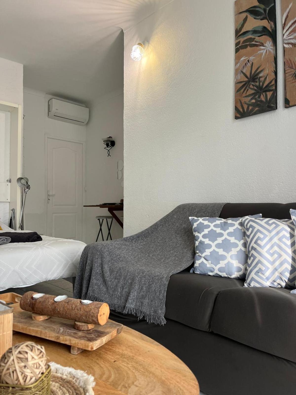 Appartement 20 Mts Plage, Pl Mediterranee, Vue Mer Parking Canet-en-Roussillon Buitenkant foto